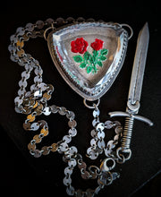 Load image into Gallery viewer, Shieldmaiden Sword and Shield Necklace

