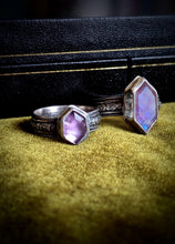 Load image into Gallery viewer, Blood Moon - Jasper and Moonstone ring - Size 9.25
