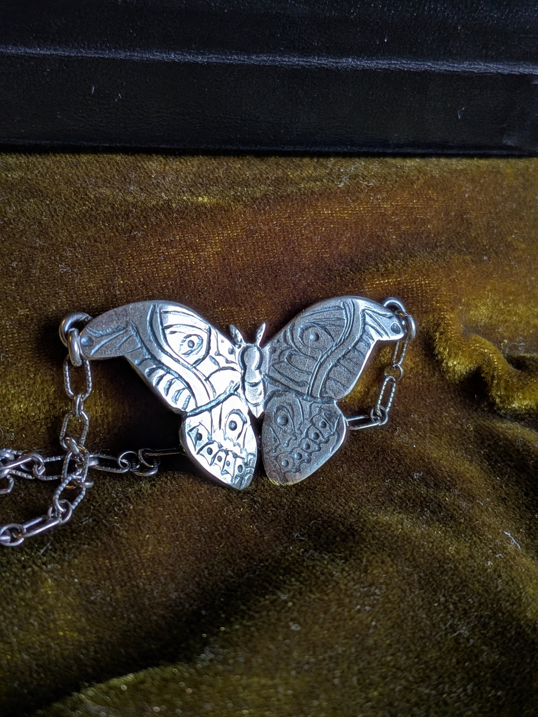 Polyphemus Moth Necklace