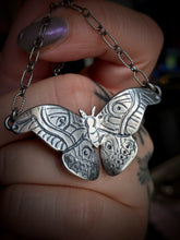 Load image into Gallery viewer, Polyphemus Moth Necklace
