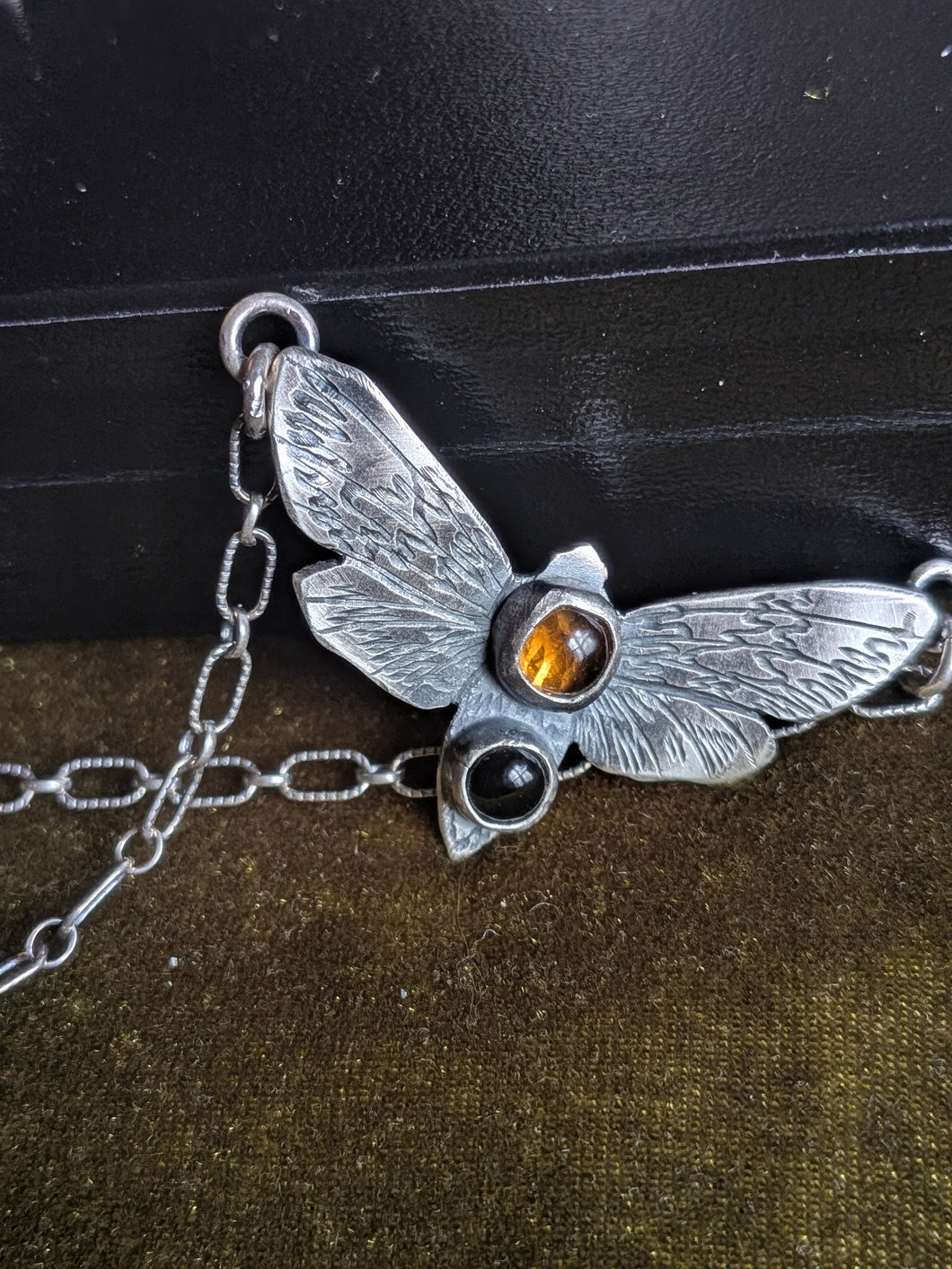 Deaths-Head Moth Necklace
